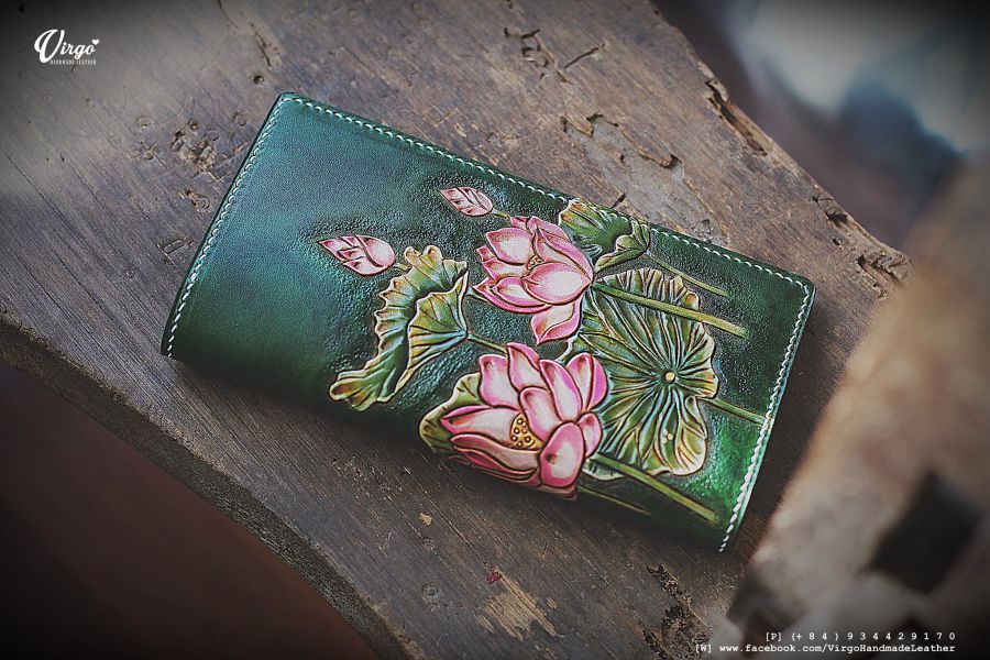 Mika Lotus Women Long Wallet