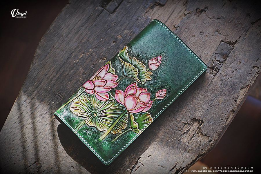 Mika Lotus Women Long Wallet