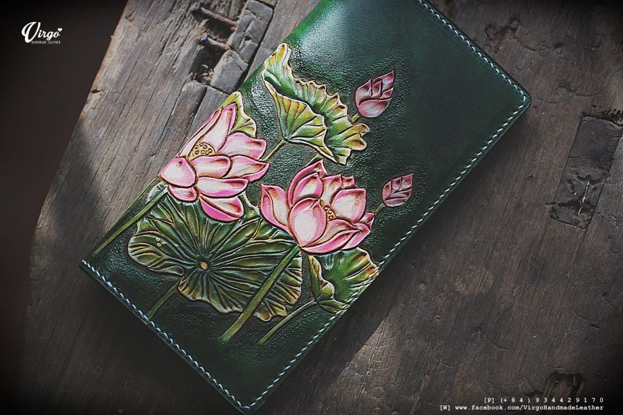 Mika Lotus Women Long Wallet