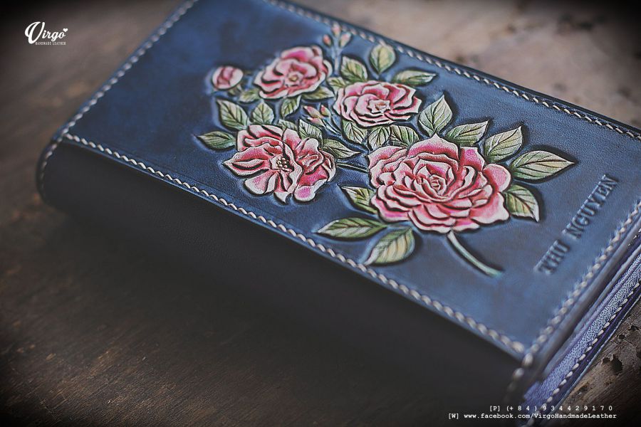 Camellia Long Wallet