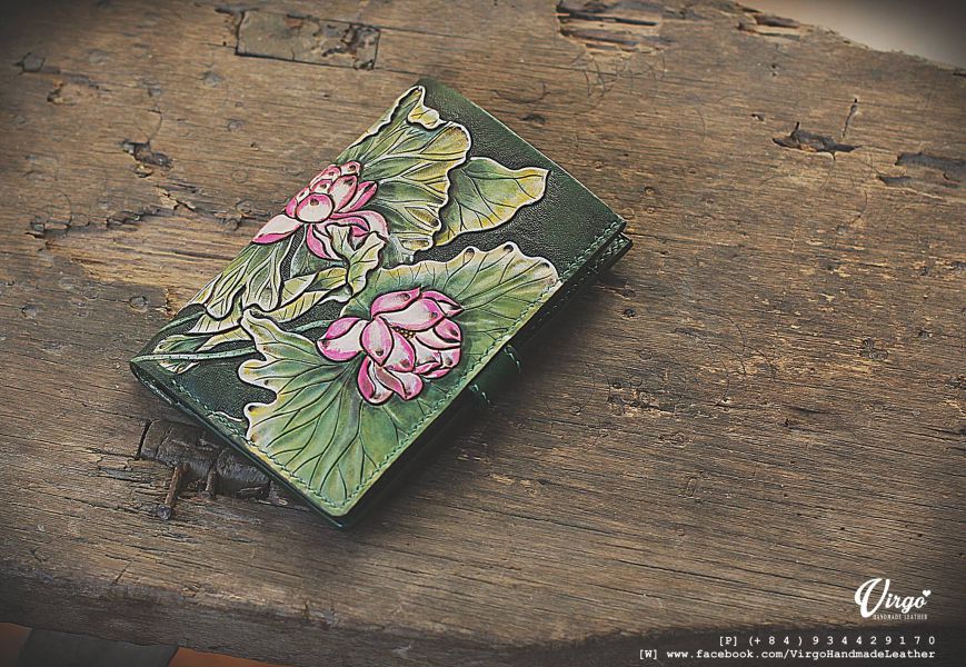 Pink Lotus Women Short Wallet