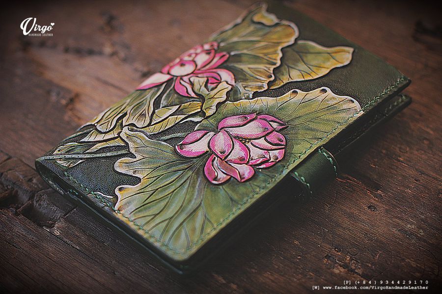 Pink Lotus Women Short Wallet