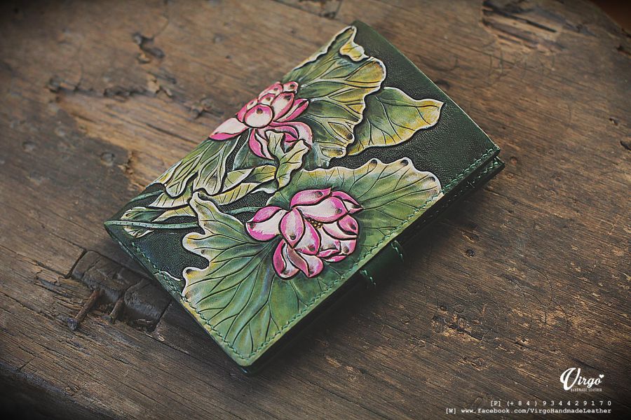 Pink Lotus Women Short Wallet