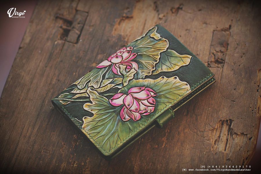 Pink Lotus Women Short Wallet