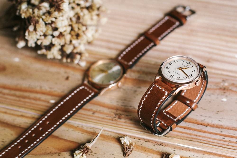 Vintage Oil Wax Leather Strap