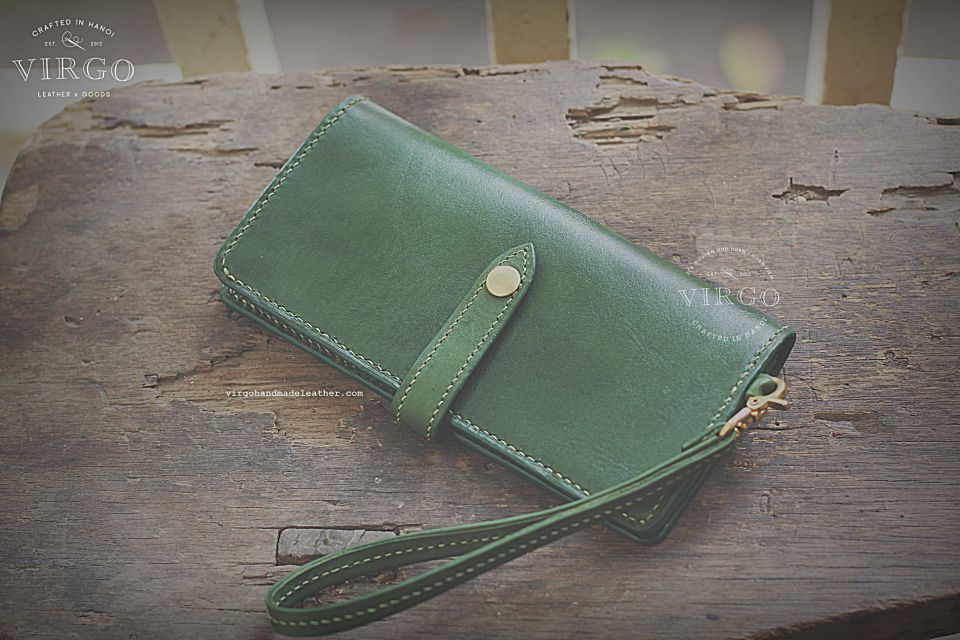 Lotus Wallet with Detachable Strap