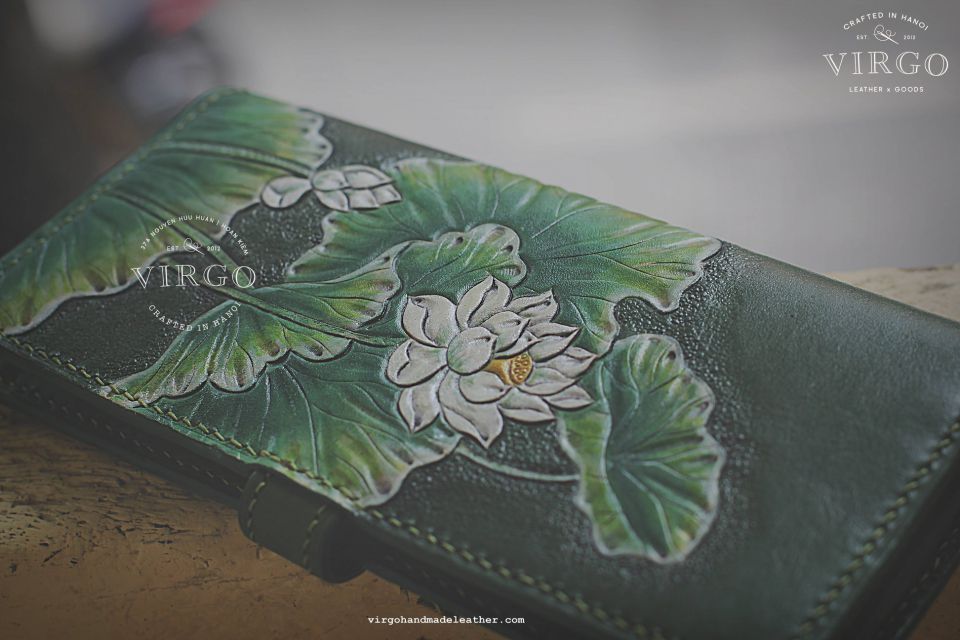 Lotus Wallet with Detachable Strap