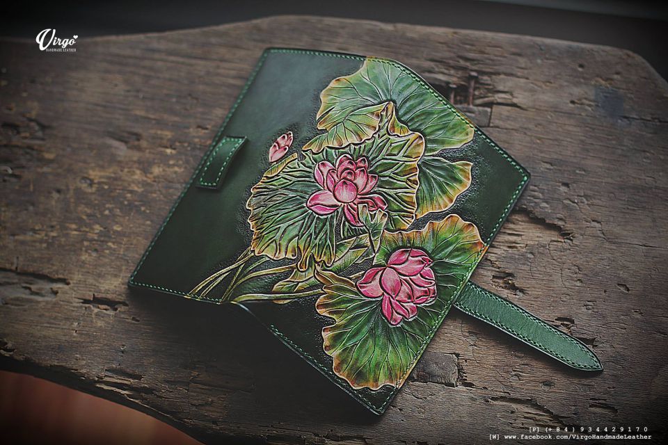 Pink Lotus Women Long Wallet