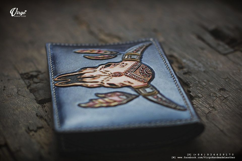 Buffalo Skull Passport Cover