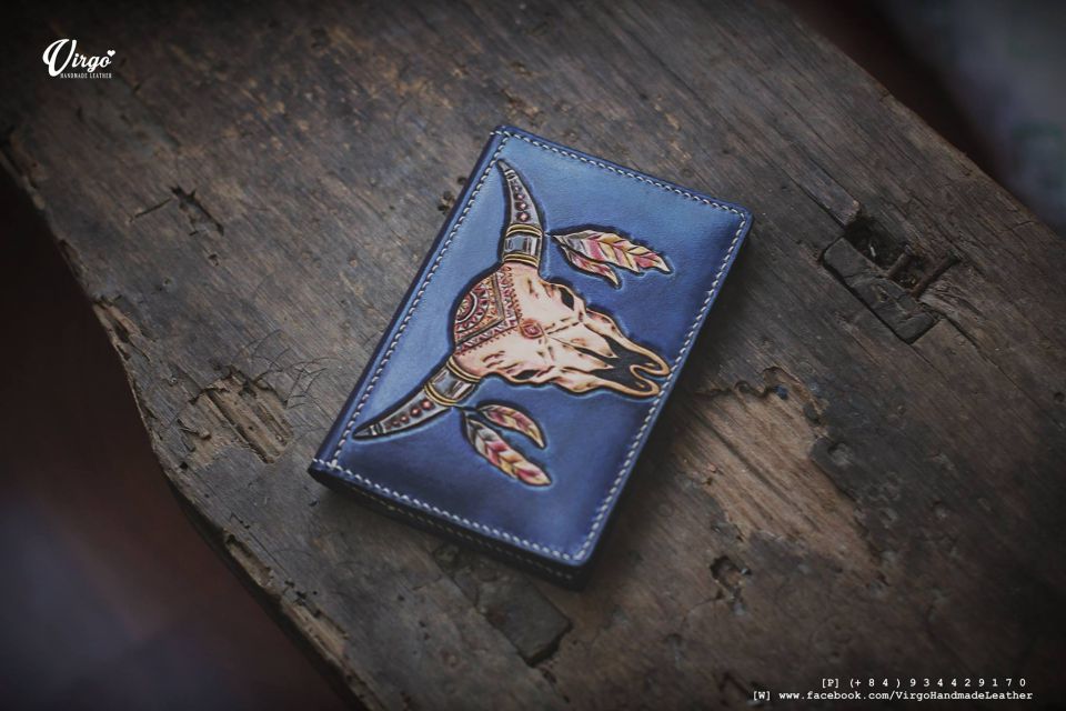 Buffalo Skull Passport Cover