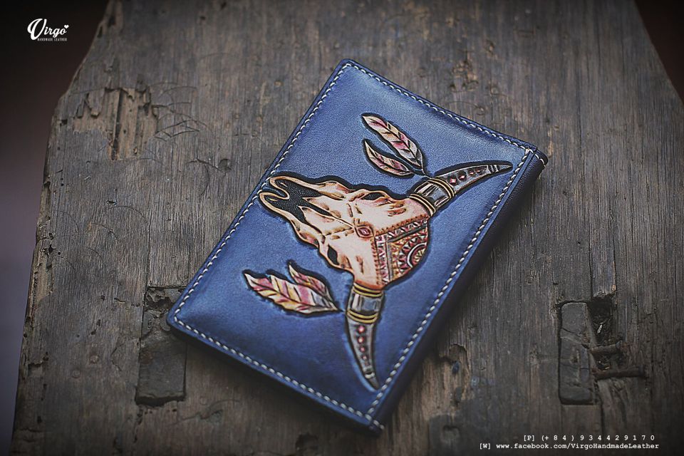 Buffalo Skull Passport Cover