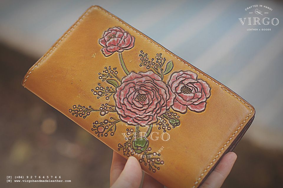 Camellia Long Wallet