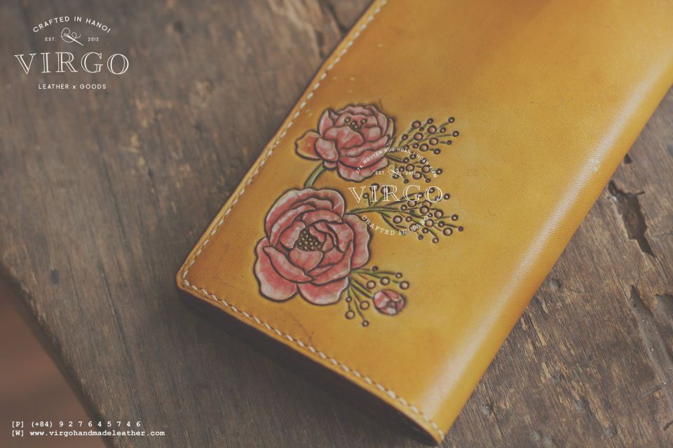 Camellia Long Wallet