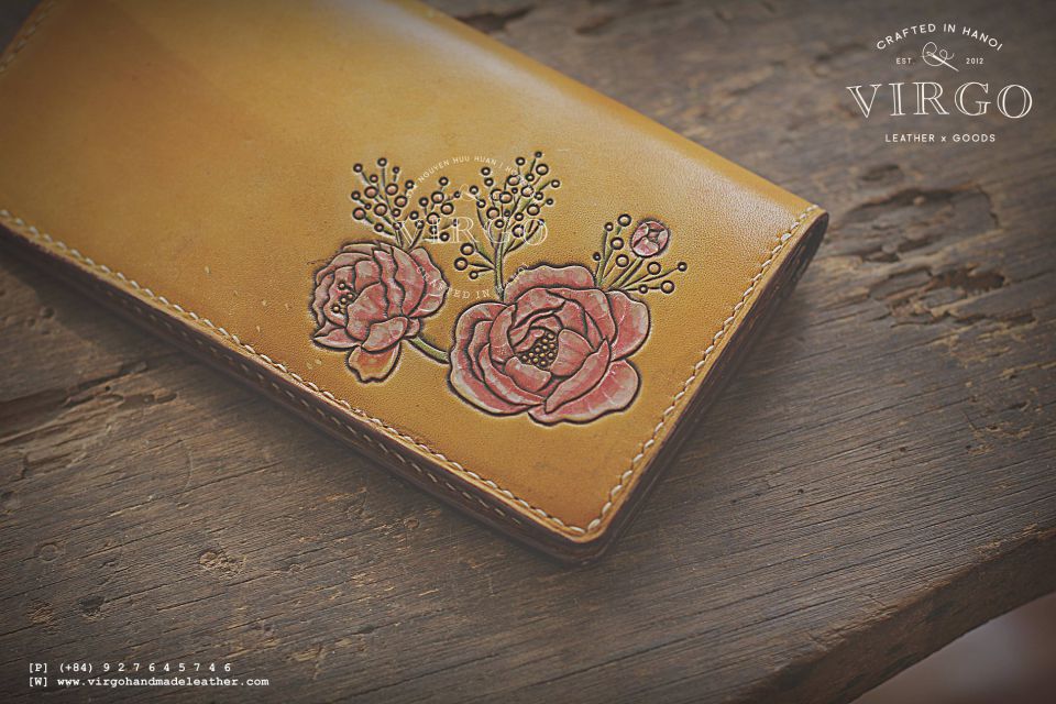 Camellia Long Wallet