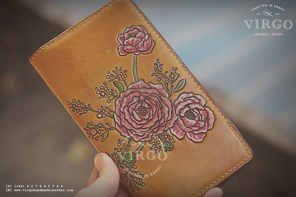 Camellia Long Wallet