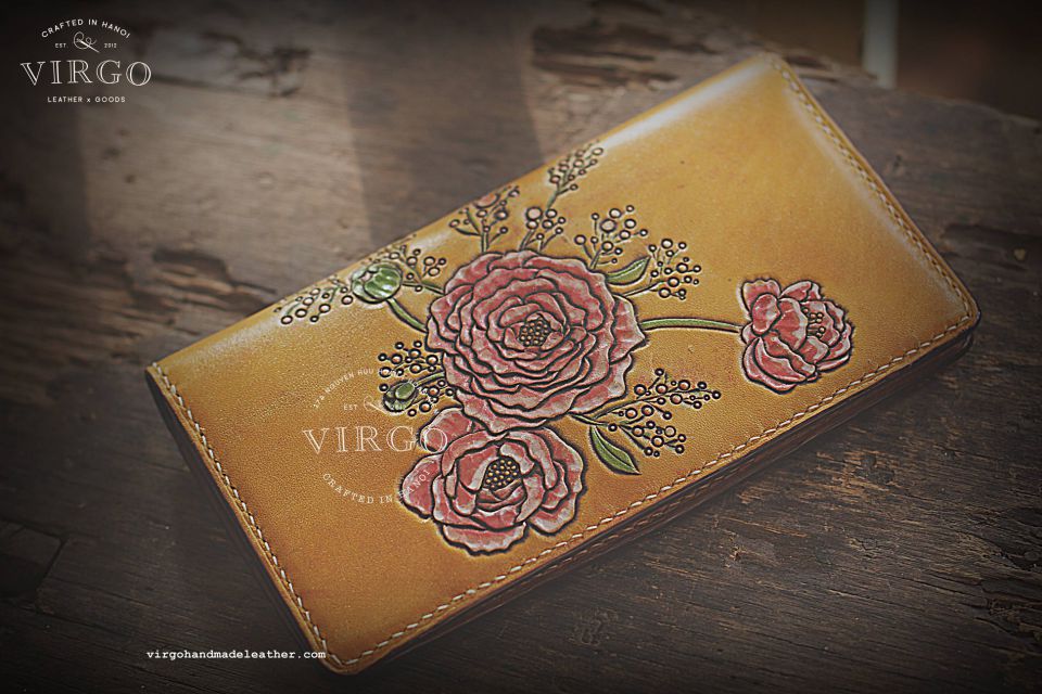 Camellia Long Wallet