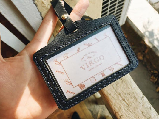 ID Holder Leather Tag