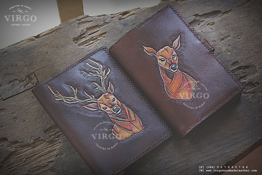 Deer Couple Passport Cover