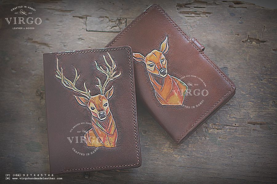 Deer Couple Passport Cover