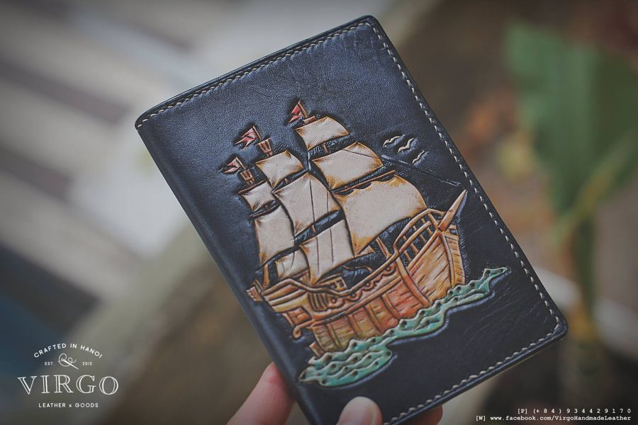 Ship and Sea Passport Cover