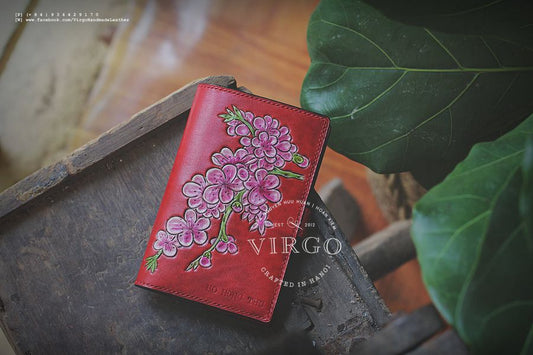 Blossom Passport Cover with Strap